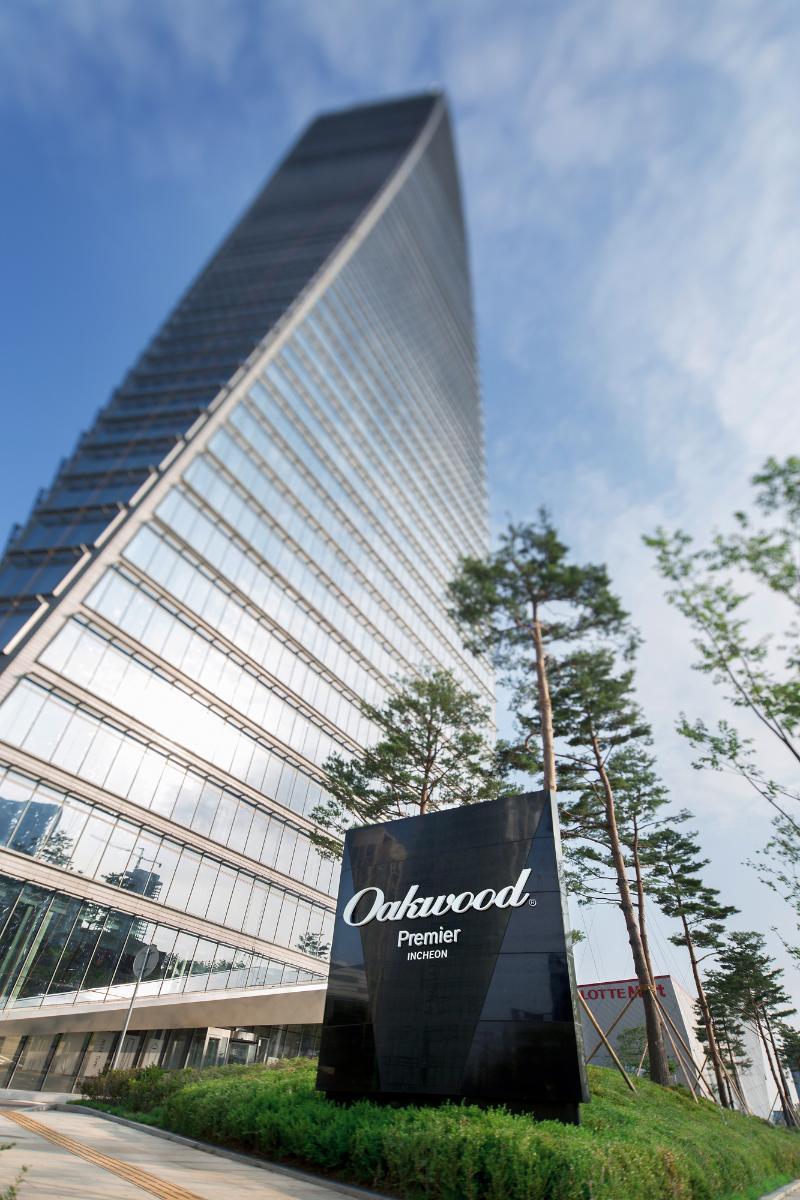 Oakwood Premier Incheon Aparthotel Exterior foto